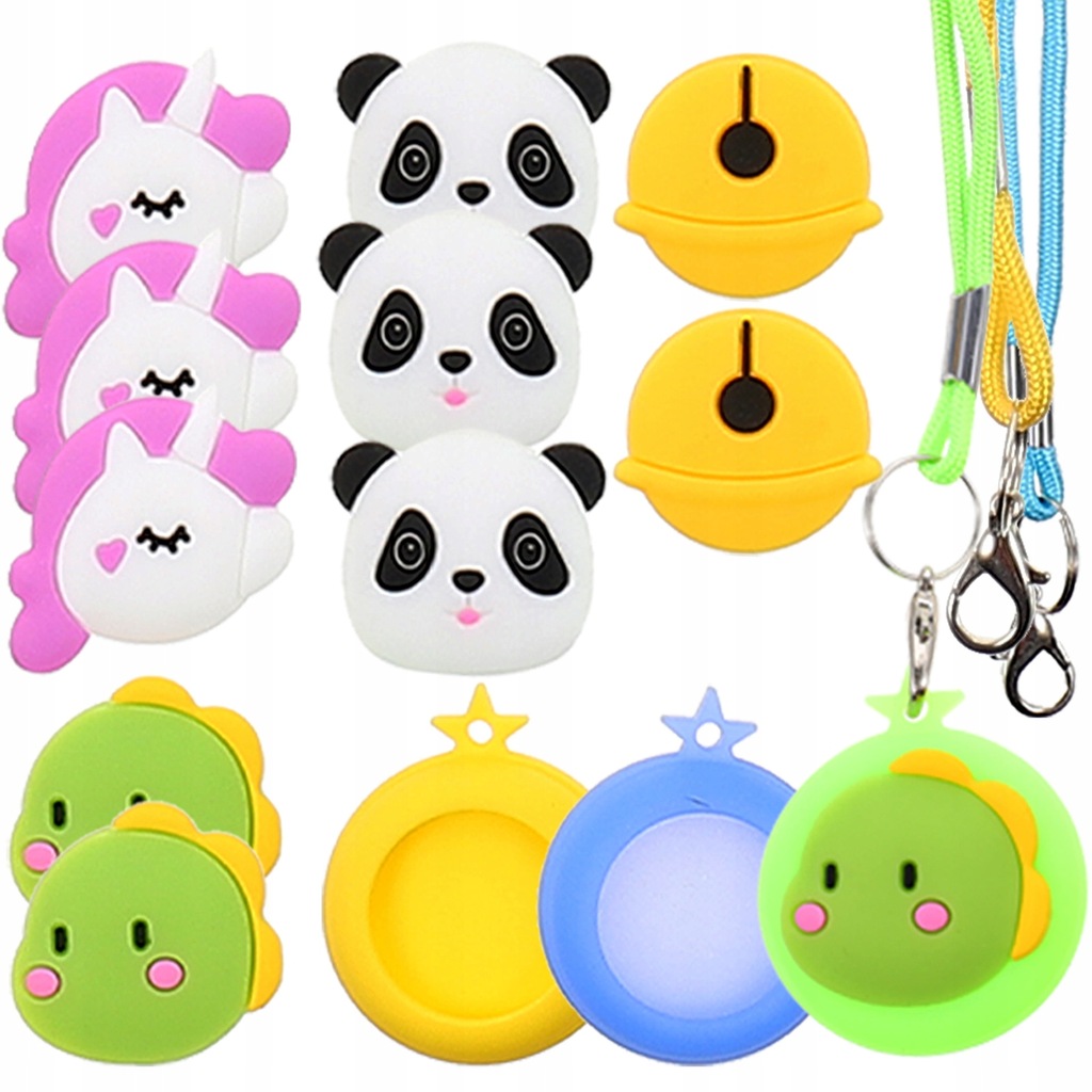 Air Tag Case Locator Necklace Lanyard 3 Sets 14305691395 oficjalne