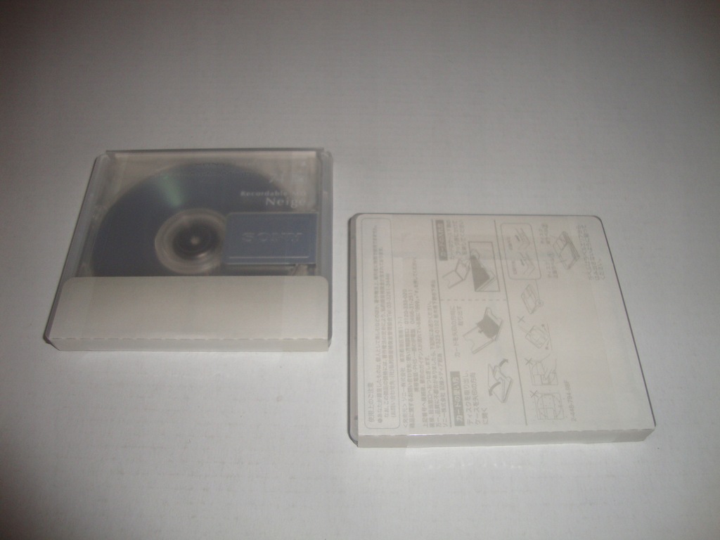 MiniDisc SONY neige MD74 12682448767 oficjalne archiwum Allegro