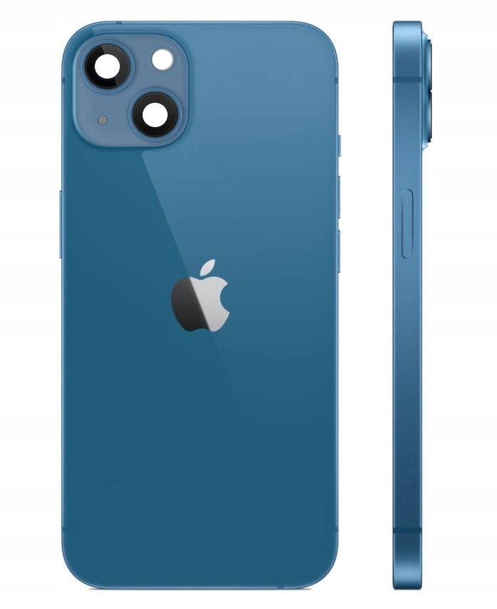 Obudowa Korpus do Apple iPhone 13 Blue Niebieski Błękitny Plecki