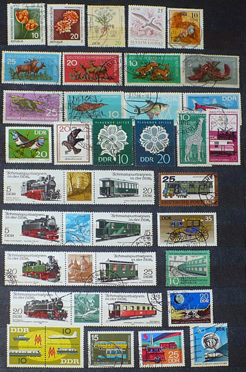 Niemcy NRD - różne znaczki