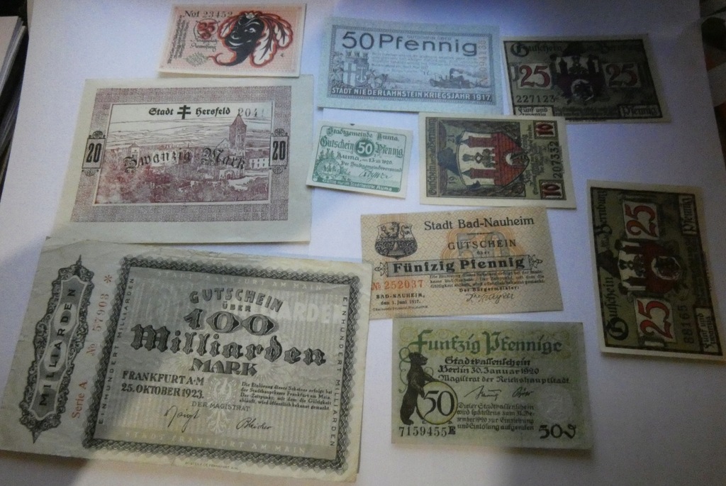 Купить Набор банкнот Notgeldow 10 шт Германия (№3): отзывы, фото, характеристики в интерне-магазине Aredi.ru