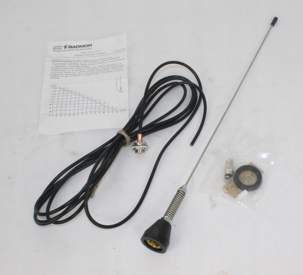 アンテナ m Antena przewoźna 3089/21 RADMOR 144-174MHz - 8334448492
