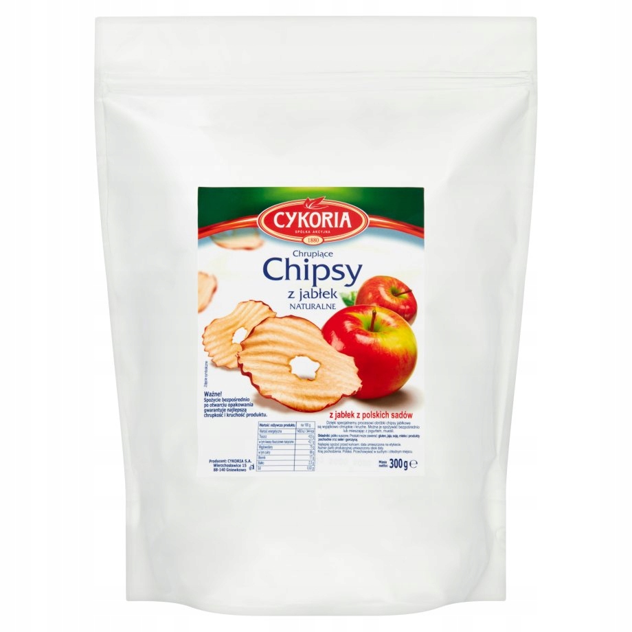Chipsy jabłko z cynamonem