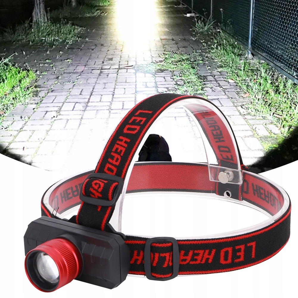 Latarka czołowa LED Super jasność Latarka czołowa Lampa błyskowa CC