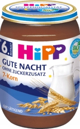 HIPP Gute Nacht 6M 7 zboża 190g