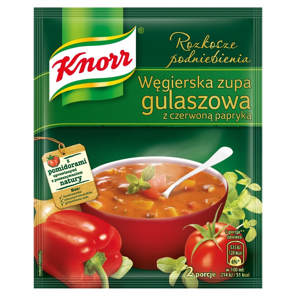 Knorr zupa gulaszowa z czerwoną papryką 60 g