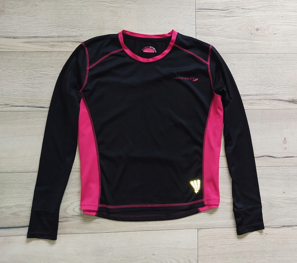 WOMAN PERFORMANC SPORTOWA BLUZA OTWORY NA KCIUKI L