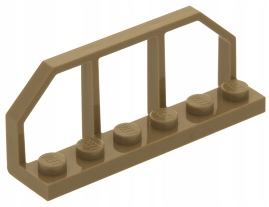 LEGO TRAIN PŁOTEK BARIERKA C. PIASKOWY TAN 6583