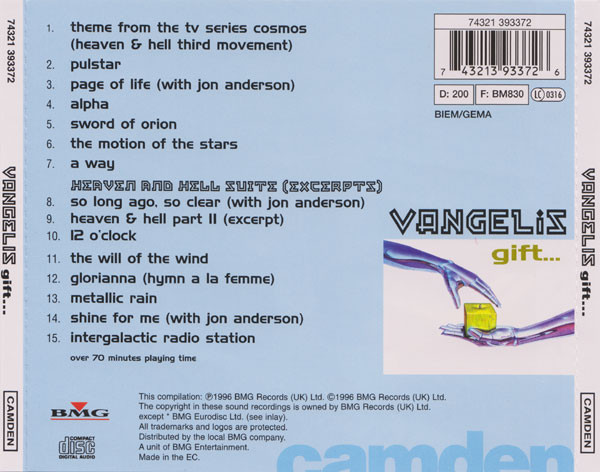 Vangelis - Gift (CD)