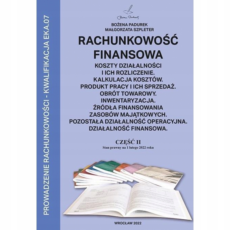 Rachunkowość Finansowa część II PADUREK