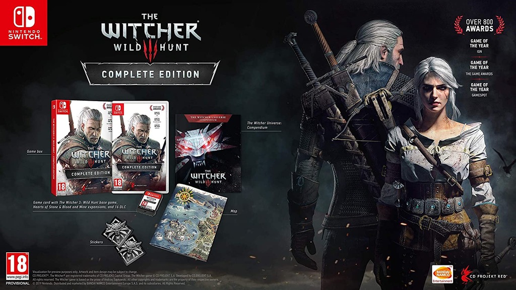 Купить The Witcher 3 WILD HUNT Complete Edition PL NS Switch: отзывы, фото, характеристики в интерне-магазине Aredi.ru