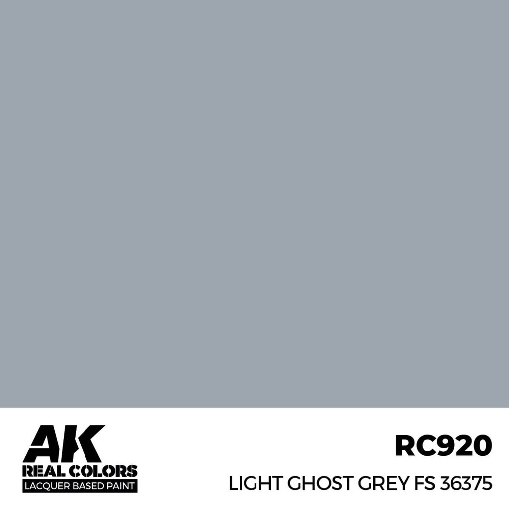 AK Interactive REAL COLORS RC-920 Light Ghost Grey FS 36375 - 17ml