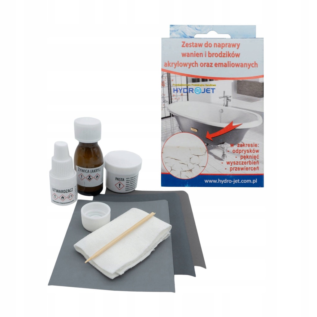 Zestaw naprawczy do wanien i brodzików HYDROJET 14207374755