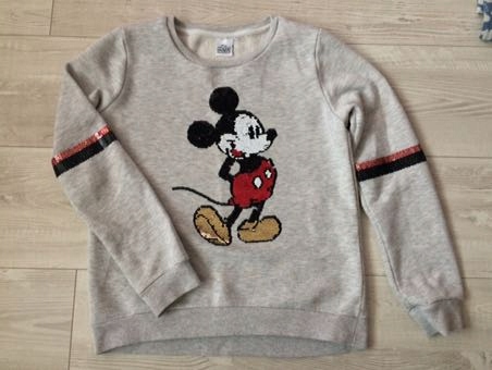 Bluza Disney C&A cekiny 146/152