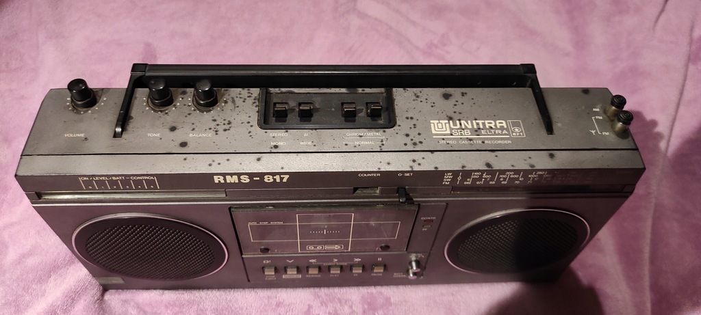 Radiomagnetofon RMS 817 - 12644489671 - oficjalne archiwum Allegro