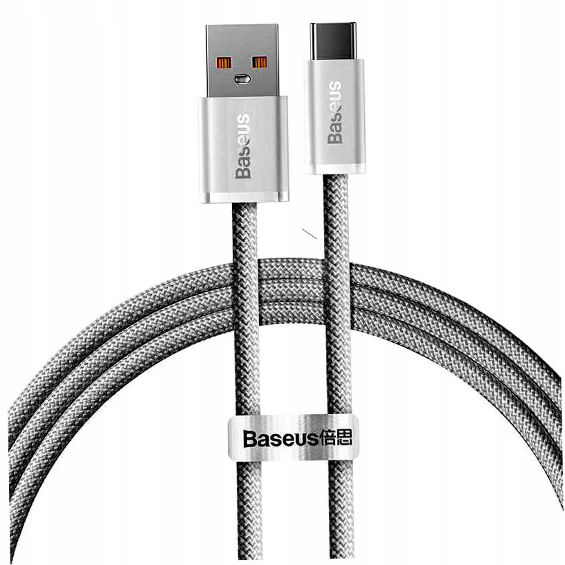 Kabel Baseus USB do USB-C, przewód 1m, 100W
