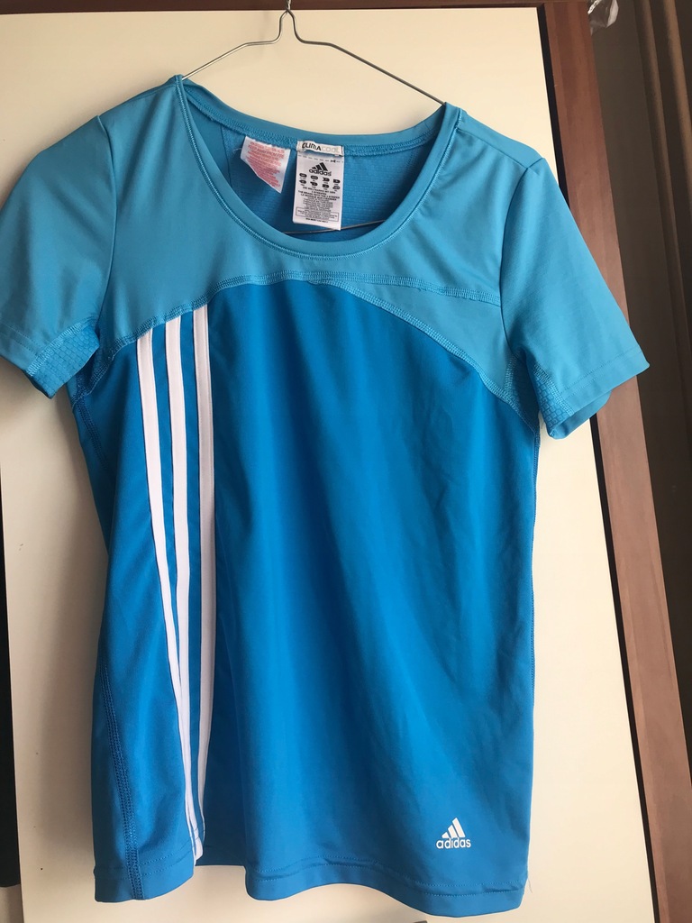 KOSZULKA SPORTOWA T-SHIRT NIEBIESKA ADIDAS S