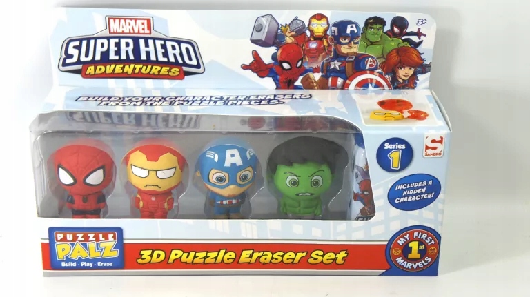 MARVEL ZESTAW GUMEK KOLEKCJONERSKICH 3D