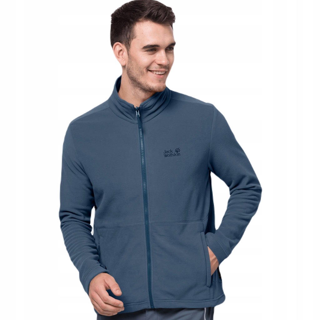 POLAR MĘSKI JACK WOLFSKIN 100 KIESZENIE CIEPŁY L