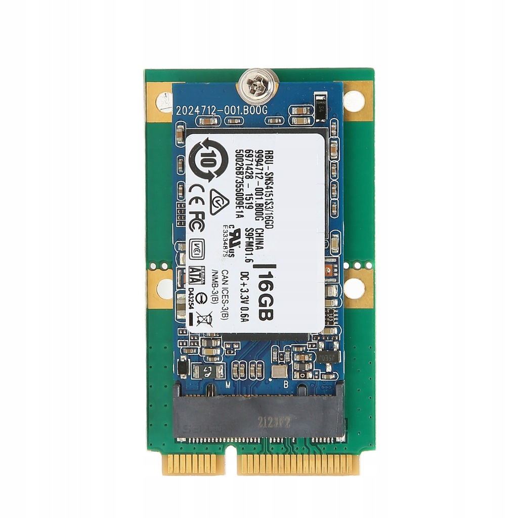DYSK TWARDY M.2 + ADAPTER MSATA 16 GB