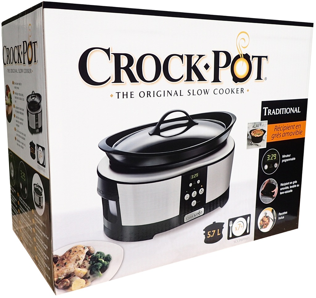 Crock-Pot 5,7l SCCPBPP605-050 Wolnowar Cyfrowy