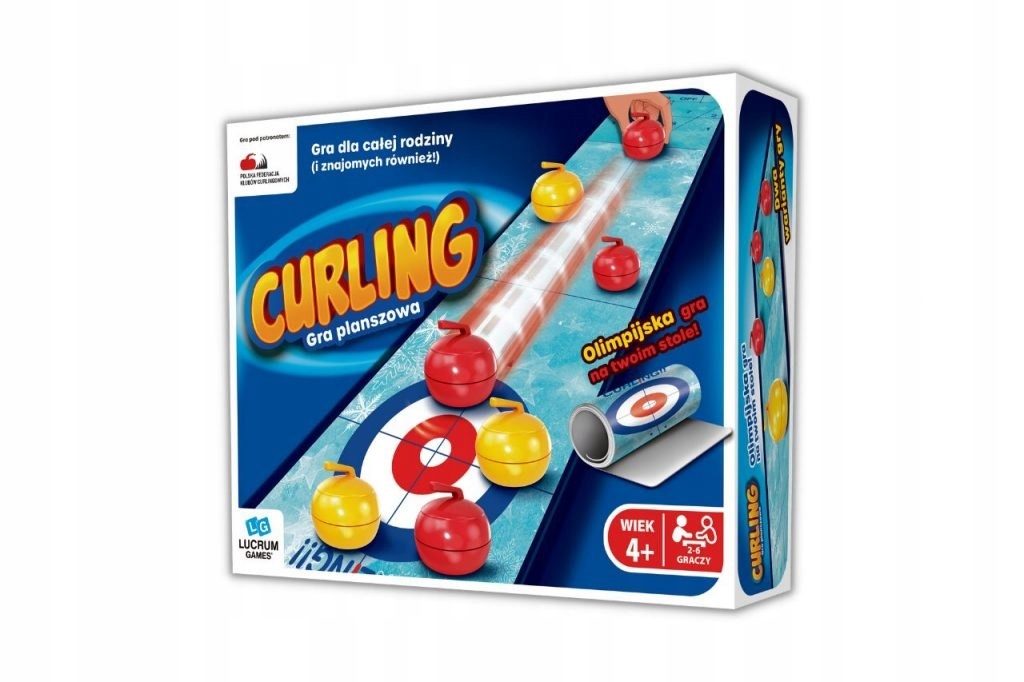 Curling gra planszowa zręcznościowa LUCRUM GAMES 4+