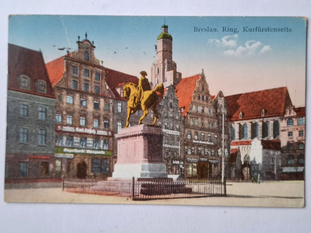Pocztówka Breslau Wrocław kolor