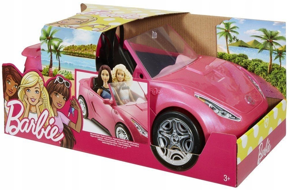 MATTEL DVX59 BARBIE RÓŻOWY KABRIOLET SAMOCHÓD AUTO