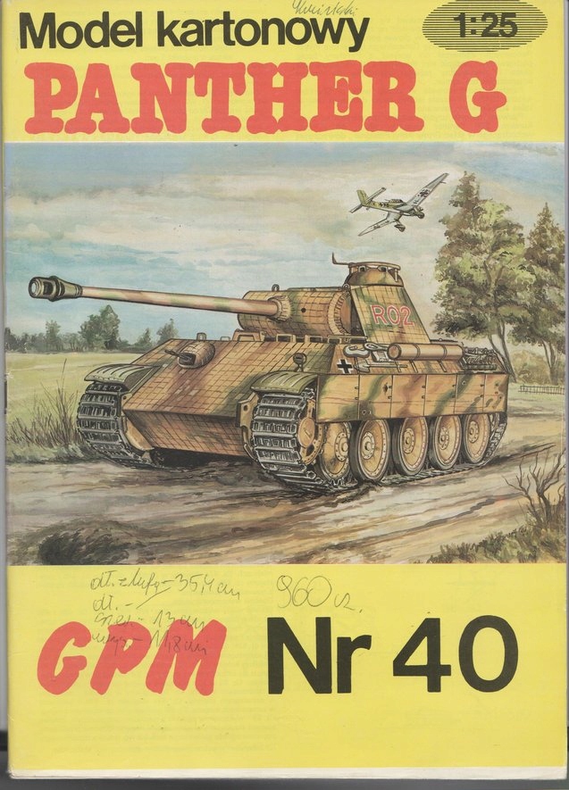 GPM Nr 40 - Czołg Panther G