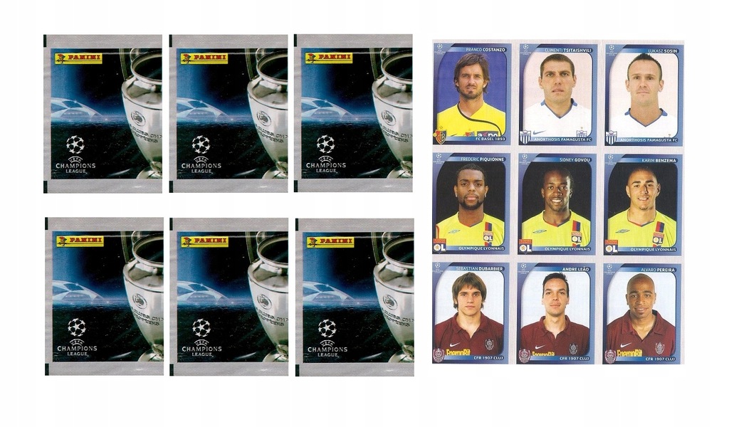 PANINI Champions League 2008/09 - 2730 naklejek