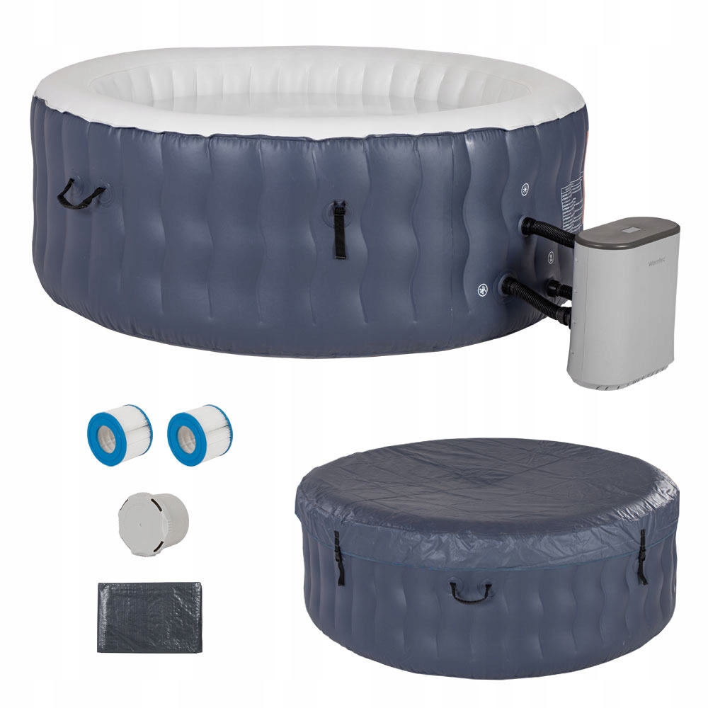 Ogrodowe SPA basen dmuchany z ogrzewaniem Rodos 4 os. 177cm OUTLET