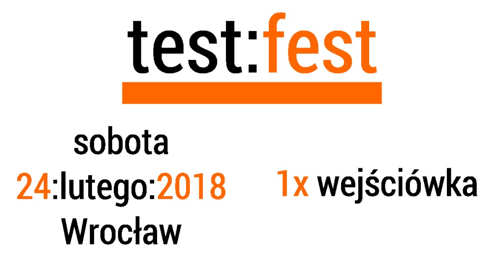 Pojedyncza wejściówka na konferencję Testfest 2018