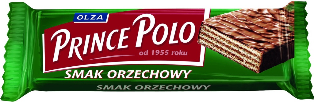 Prince Polo Orzechowe kruchy wafelek, baton oblany czekoladą 35 g