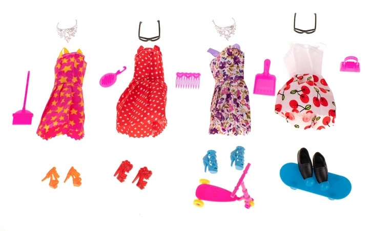 Купить Одежда для куклы с аксессуарами, набор из 85 штук.: отзывы, фото, характеристики в интерне-магазине Aredi.ru