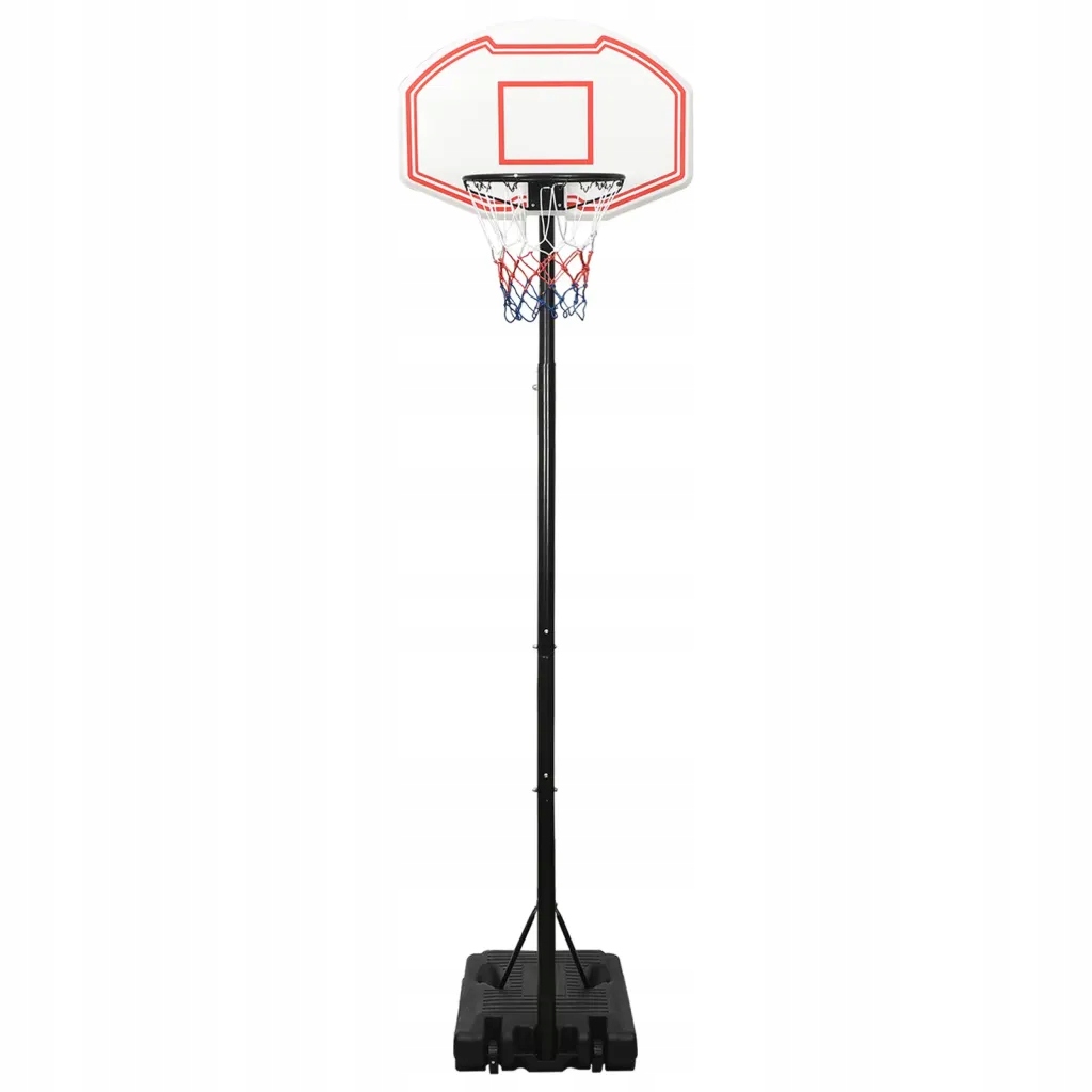 Stojak do koszykówki, biały, 282-352 cm, polietyle