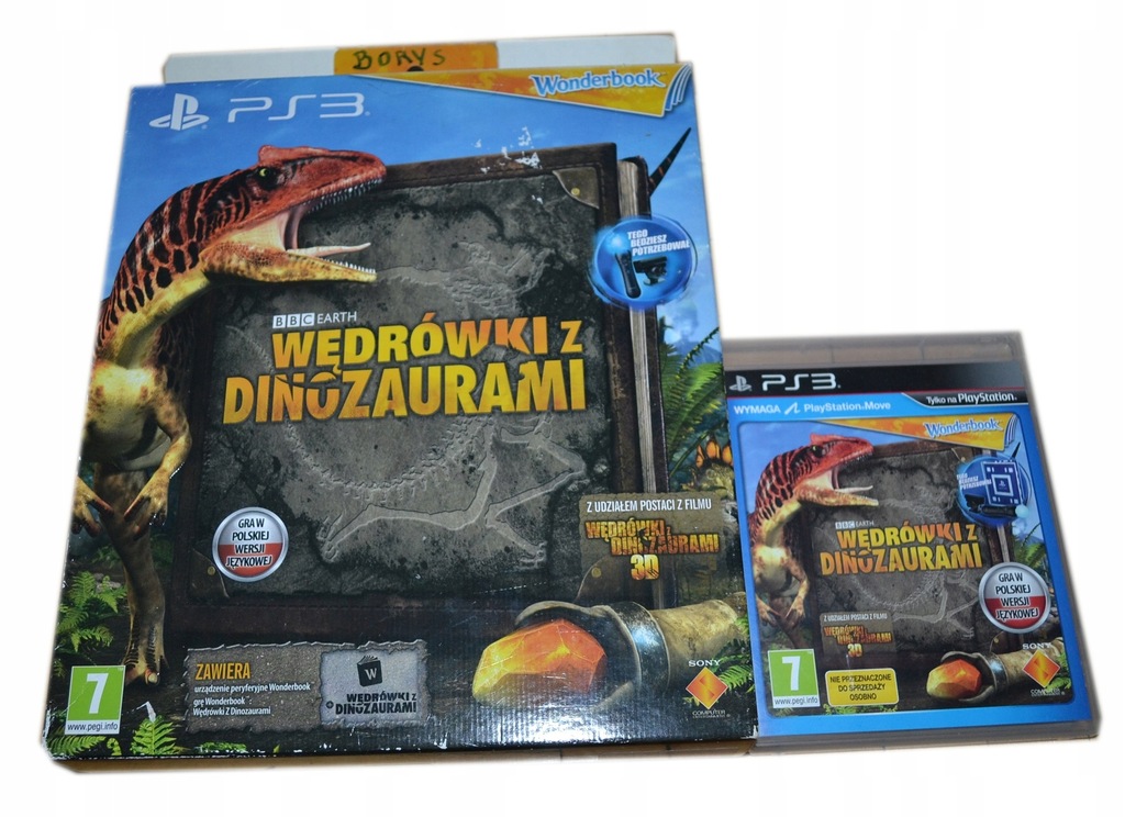 PS3 Wonderbook + Wędrówki z dinozaurami WAWA