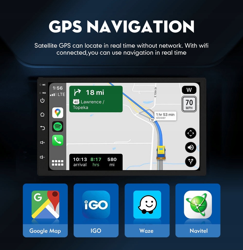 Купить Радио 2DIN Android10 GPS-навигация WiFi USB: отзывы, фото, характеристики в интерне-магазине Aredi.ru