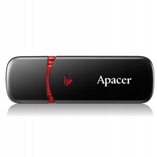 Apacer USB pendrive USB 2.0, 32GB, AH333, czarny, AP32GAH333B-1, USB A, z o