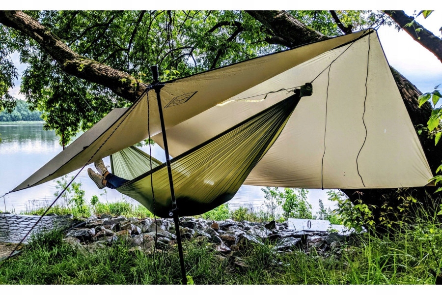 TARP 3x2 PŁACHTA NA HAMAK NAMIOT ULTRALIGHT 300g 8967447551