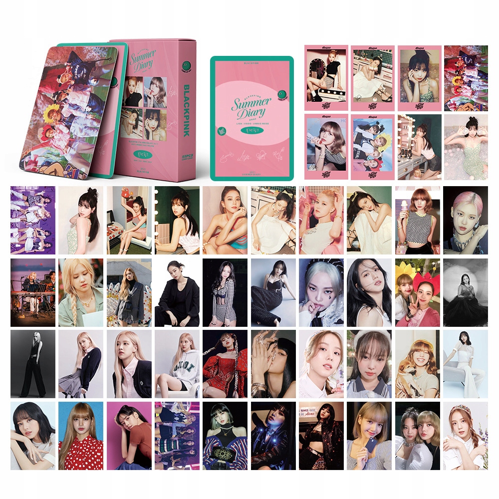 54Pcs/Box Kpop BLACKPINK Album Lomo Card Photocard