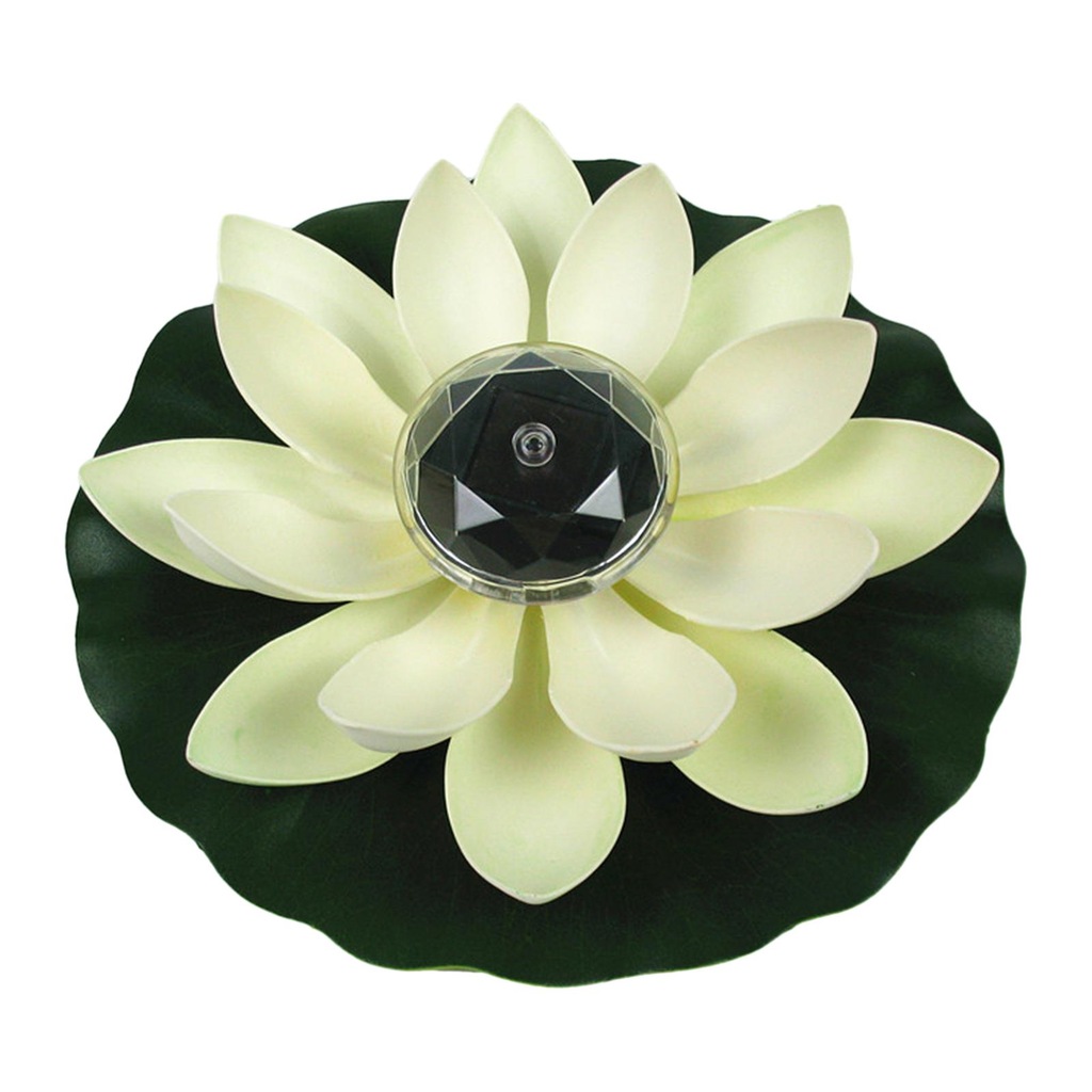 Floating Lotus Night Light Lotus Floating Lanterns Artificial Lotus White