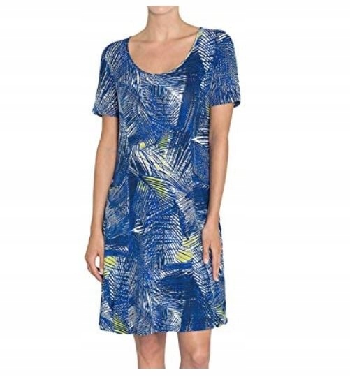 Triumph sukienka Palm Charm Dress niebieski 40