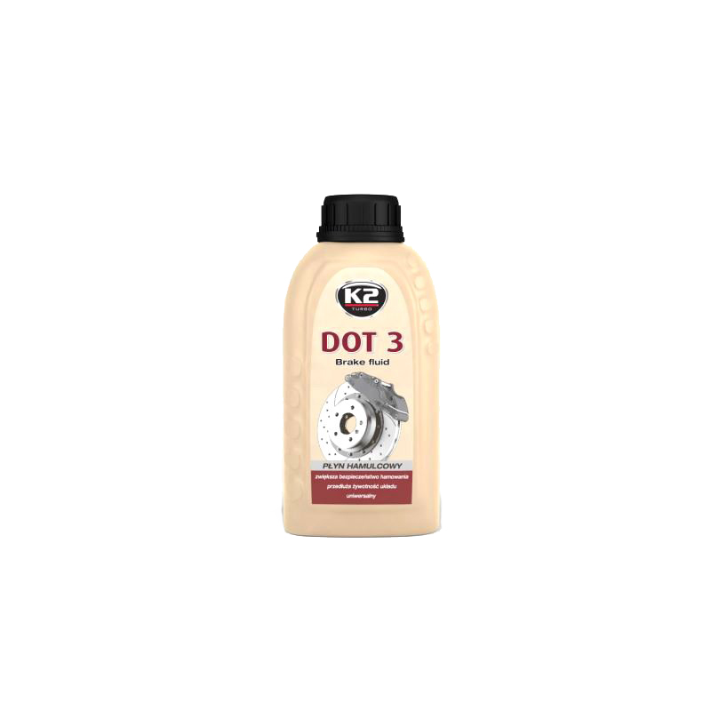 K2 DOT3 SYNTETYCZNY PŁYN HAMULCOWY 250ML T123