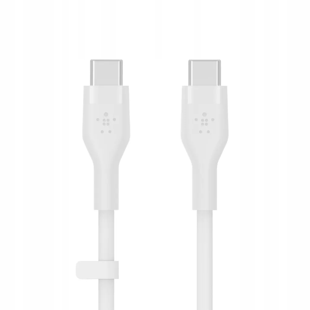 Belkin Kabel BoostCharge USB-C do USB-C 2.0 silikonowy 2m, biały