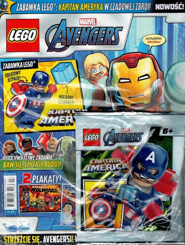 Lego Marvel Avengers 3 / 2022 Kapitan Ameryka Zbroja LEGO