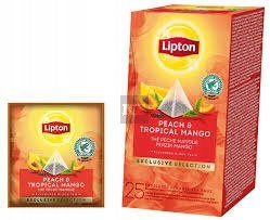 Herbata Lipton Brzoskwinia i Mango piramidki