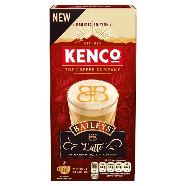 Douwe Egberts Kenco Baileys Latte - 8 Saszetek UK