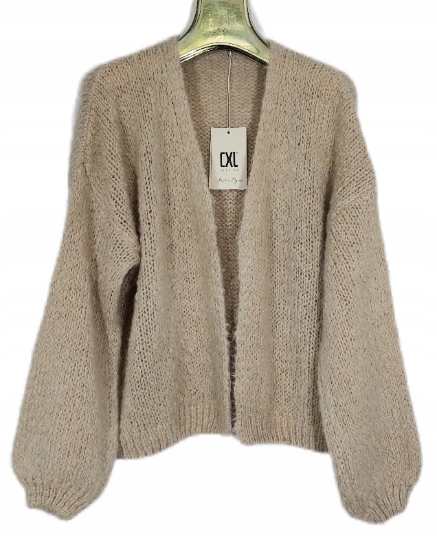Moherowy sweter beżowy UNII Italy