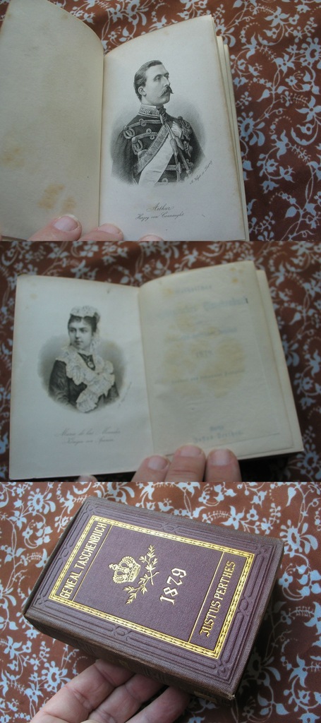 ALMANACH GOTHA genealogia ARYSTOKRACA 4plansz 1879