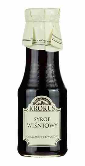 SYROP WIŚNIOWY BEZGLUTENOWY 355 g (280 ml) - KROKU